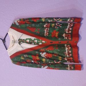 Faux Real ugly Christmas sweater look